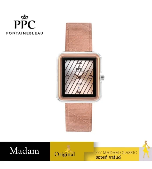 นาฬิกาข้อมือ PPC FONTAINEBLEAU PPC-EC15-RG-SRG DORÉE LINEA DATE ROSEGOLD / SILVER ROSEGOLD 30 MM,ROSEGOLD / SILVER ROSEGOLD	