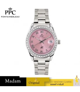 นาฬิกาข้อมือ PPC FONTAINEBLEAU PPC-ED01-PPK ÉTOILE ROMANS CLASSIC PINK 36 MM,PINK	