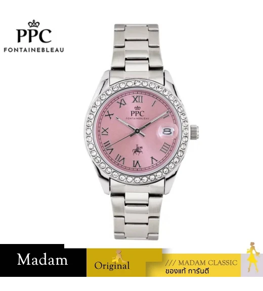 นาฬิกาข้อมือ PPC FONTAINEBLEAU PPC-ED01-PPK ÉTOILE ROMANS CLASSIC PINK 36 MM,PINK	