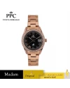 นาฬิกาข้อมือ PPC FONTAINEBLEAU PPC-ED01-RG-BK ÉTOILE ROMANS CLASSIC ROSEGOLD / BLACK 36 MM,ROSEGOLD / BLACK	