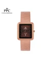 นาฬิกาข้อมือ PPC FONTAINEBLEAU PPC-EC15-RG-BR DORÉE LINEA DATE 30 MM,ROSEGOLD / BROWN