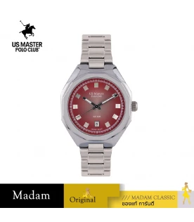 นาฬิกาข้อมือ US MASTERS POLO CLUB USM-EE02-LRD DETROIT MODERN DATE 37 MM,LIGHT RED