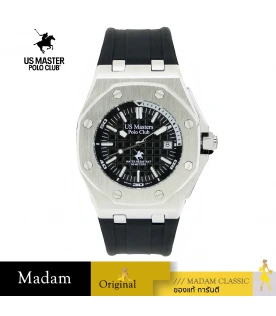 นาฬิกาข้อมือ US MASTERS POLO CLUB USM-230808-BK-BK SIGNATURE OCTAGON ROYAL 29 MM,BLACK