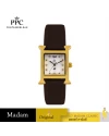 นาฬิกาข้อมือ PPC FONTAINEBLEAU PPC-EC13-BR-GWE DORÉE CLASSIC H 22.5 MM,BROWN / GOLD WHITE