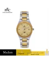 นาฬิกาข้อมือ PPC FONTAINEBLEAU PPC-DI04-SGD-GD JOAN CLASSIC LOGO DATE 34 MM,SILVER GOLD / GOLD