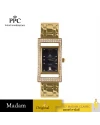 นาฬิกาข้อมือ PPC FONTAINEBLEAU PPC-EC03-GD-BK DORÉE DIAMOND GALLERY DATE 21 MM,GOLD / BLACK