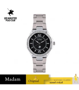 นาฬิกาข้อมือ US MASTERS POLO CLUB USM-EE01-BK FIRST LADY CLASSIC DIAMOND 32 MM,BLACK