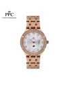 นาฬิกาข้อมือ PPC FONTAINEBLEAU PPC-DF08-RG-WE ÉTOILE ECLIPSE ROYALE DATE 33 MM,ROSEGOLD / WHITE