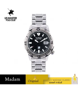 นาฬิกาข้อมือ US MASTERS POLO CLUB USM-EE07-BK OHIO CLASS JAGUAR DATE 43 MM,BLACK
