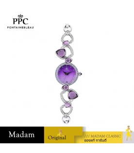 นาฬิกาข้อมือ PPC FONTAINEBLEAU PPC-ED11-VLT CANNES CELESRIAL GEM 24 MM,VIOLET