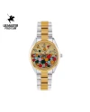 นาฬิกาข้อมือ US MASTERS POLO CLUB USM-EE06-SGD-GD NEW YORK COLOR BALL DATE 31 MM,SILVER GOLD / GOLD
