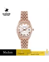 "นาฬิกาข้อมือ US MASTERS POLO CLUB USM-EC02-RG-WE  NEW YORK CLASSIC ROMAN DATE 33 MM,ROSEGOLD / WHITE"