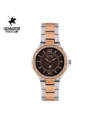 นาฬิกาข้อมือ US MASTERS POLO CLUB USM-EE01-SRG-BR FIRST LADY CLASSIC DIAMOND 32 MM,SILVER ROSEGOLD / BROWN