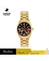 นาฬิกาข้อมือ US MASTERS POLO CLUB USM-EE06-GD-BK NEW YORK COLOR BALL DATE 31 MM,GOLD / BLACK