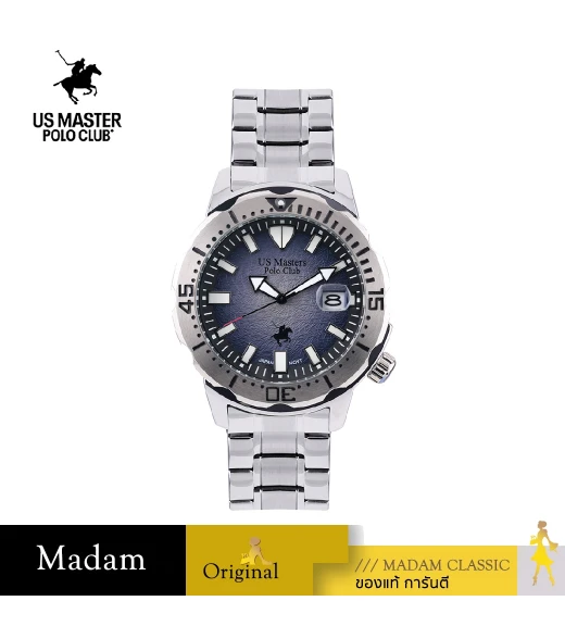 นาฬิกาข้อมือ US MASTERS POLO CLUB USM-EE07-LBU OHIO CLASS JAGUAR DATE 43 MM,LIGHT BLUE