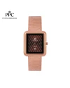 นาฬิกาข้อมือ PPC FONTAINEBLEAU PPC-EC15-RG-BR DORÉE LINEA DATE 30 MM,ROSEGOLD / BROWN