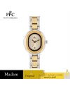 นาฬิกาข้อมือ PPC FONTAINEBLEAU PPC-EB07-SGD-LGD OVALE MODERN DATE 26 MM,SILVER GOLD / LIGHT GOLD
