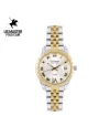 "นาฬิกาข้อมือ US MASTERS POLO CLUB USM-EC02-SGD-WE  NEW YORK CLASSIC ROMAN DATE 33 MM,SILVER GOLD / WHITE"