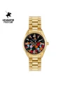 นาฬิกาข้อมือ US MASTERS POLO CLUB USM-EE06-GD-BK NEW YORK COLOR BALL DATE 31 MM,GOLD / BLACK