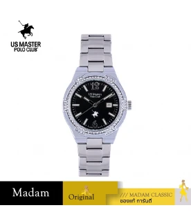 นาฬิกาข้อมือ US MASTERS POLO CLUB USM-EE03-BK FIRST LADY LUXE DIAMOND DATE 33 MM,BLACK