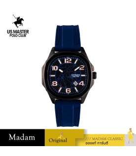 นาฬิกาข้อมือ US MASTERS POLO CLUB USM-EC06-BU-IPB THE EMPIRE STRUCTURE 42 MM,BLUE / PLATING BLACK