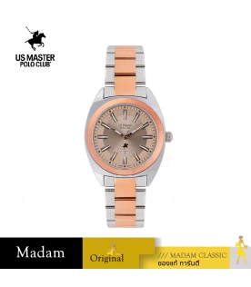 นาฬิกาข้อมือ US MASTERS POLO CLUB USM-DE05-SRG-SD BOSTON CLASSIC 35 MM,SILVER ROSEGOLD / SAND