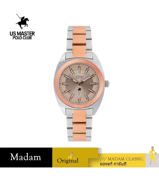 นาฬิกาข้อมือ US MASTERS POLO CLUB USM-DE05-SRG-SD BOSTON CLASSIC 35 MM,SILVER ROSEGOLD / SAND นาฬิกาข้อมือ US MASTERS POLO CLUB USM-DE05-SRG-SD BOSTON CLASSIC 35 MM,SILVER ROSEGOLD / SAND