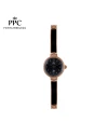 นาฬิกาข้อมือ PPC FONTAINEBLEAU PPC-ED04-RG-BK CANNES GLITTER 23 MM,ROSEGOLD / BLACK