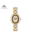 นาฬิกาข้อมือ PPC FONTAINEBLEAU PPC-EB07-SGD-LGD OVALE MODERN DATE 26 MM,SILVER GOLD / LIGHT GOLD