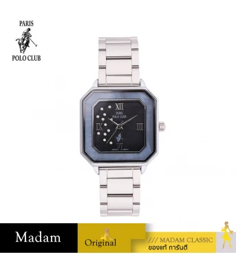 นาฬิกาข้อมือ PARIS POLO CLUB PPC-DA06-BK  30 MM,BLACK	