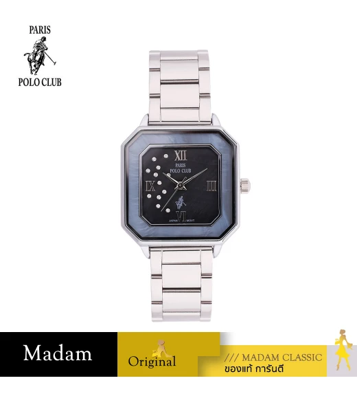 นาฬิกาข้อมือ PARIS POLO CLUB PPC-DA06-BK  30 MM,BLACK	