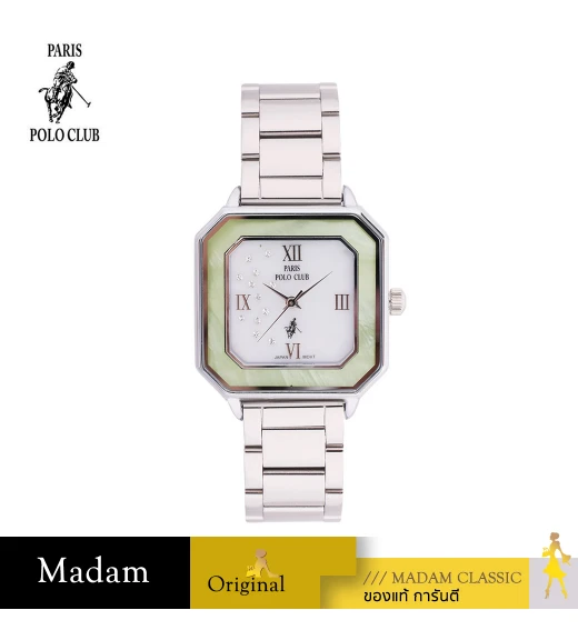 นาฬิกาข้อมือ PARIS POLO CLUB PPC-DA06-GN  30 MM,GREEN	