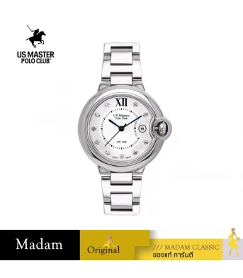 "นาฬิกาข้อมือ US MASTERS POLO CLUB USM-DH04-WE HARMONY CLASSIC DATE WHITE  32 MM,WHITE"	