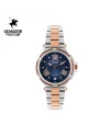 นาฬิกาข้อมือ US MASTERS POLO CLUB  USM-DH03-SRG-BU FIRST LADY STRING ROMAN DATE SILVER ROSEGOLD / BLUE 36 MM,SILVER ROSEGOLD / BLUE