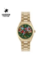 นาฬิกาข้อมือ US MASTERS POLO CLUB USM-EC03-GD-GN NEW YORK BALLOON DATE 36 MM,GOLD / GREEN