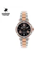 นาฬิกาข้อมือ US MASTERS POLO CLUB USM-DH03-SRG-BK FIRST LADY STRING ROMAN DATE SILVER ROSEGOLD / BLACK 36 MM,SILVER ROSEGOLD / BLACK