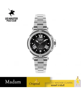 นาฬิกาข้อมือ US MASTERS POLO CLUB USM-DH03-BK RX-1 BILLIONAIRE TG DATE BLACK / BLUE 36 MM,BLACK