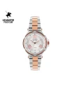 นาฬิกาข้อมือ US MASTERS POLO CLUB USM-DH03-SRG-WE FIRST LADY STRING ROMAN DATE SILVER ROSEGOLD / WHITE 36 MM,SILVER ROSEGOLD / WHITE