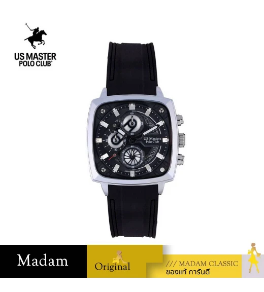 นาฬิกาข้อมือ US MASTERS POLO CLUB  USM-DF19-BK TIMES SQUARE CHONO ONE 42 MM,BLACK นาฬิกาข้อมือ US MASTERS POLO CLUB  USM-DF19-BK TIMES SQUARE CHONO ONE 42 MM,BLACK