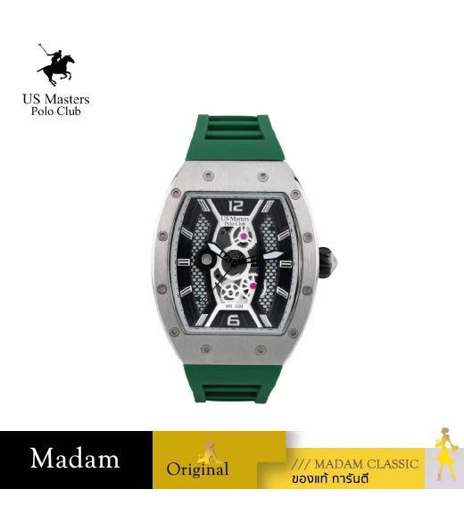 นาฬิกาข้อมือ US MASTERS POLO CLUB  USM-DG01-GN-BK RX-1 HYPER COG GREEN / BLACK 43 MM,GREEN / BLACK