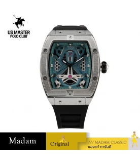 นาฬิกาข้อมือ US MASTERS POLO CLUB USM-DH12-BK-RCY RX-1 PHANTOM M.1 48.8 MM,BLACK / RETRO CYAN