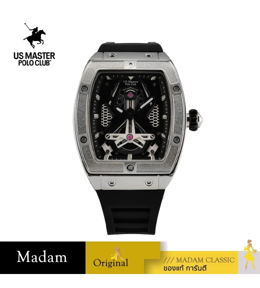 นาฬิกาข้อมือ US MASTERS POLO CLUB USM-DH12-BK-BK RX-1 PHANTOM M.1 48.8 MM,BLACK / BLACK