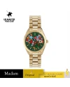 นาฬิกาข้อมือ US MASTERS POLO CLUB USM-EC03-GD-GN NEW YORK BALLOON DATE 36 MM,GOLD / GREEN