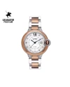 นาฬิกาข้อมือ US MASTERS POLO CLUB USM-DH04-SRG-WE HARMONY CLASSIC DATE SILVER ROSEGOLD / WHITE 32 MM,SILVER ROSEGOLD / WHITE