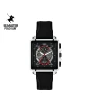 นาฬิกาข้อมือ US MASTERS POLO CLUB USM-DK06-BK-RD TITAN CHRONO SQUARE 42 MM,BLACK / RED