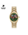 นาฬิกาข้อมือ US MASTERS POLO CLUB USM-EC03-GD-GN NEW YORK BALLOON DATE 36 MM,GOLD / GREEN