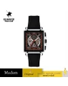 นาฬิกาข้อมือ US MASTERS POLO CLUB USM-DK06-BK-BR TITAN CHRONO SQUARE 42 MM,BLACK / BROWN