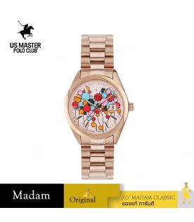 นาฬิกาข้อมือ US MASTERS POLO CLUB USM-EC03-RG-LPK NEW YORK BALLOON DATE 36 MM,ROSEGOLD / LIGHT PINK