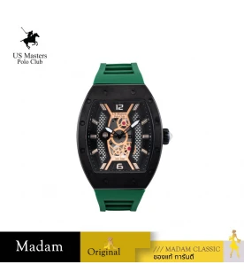 นาฬิกาข้อมือ US MASTERS POLO CLUB USM-DG01-GN-IPB RX-1 HYPER COG GREEN / PLATING BLACK 43 MM,HYPER COG