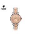 นาฬิกาข้อมือ US MASTERS POLO CLUB USM-DH03-SRG-RG FIRST LADY STRING ROMAN DATE SILVER ROSEGOLD / ROSEGOLD 36 MM,SILVER ROSEGOLD / ROSEGOLD